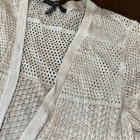 White House Black Market Long, Open-Style Long-Sleeve Cardigan - Picture 3 of 10